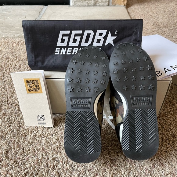 SOLD Golden Goose Camo Glitter Star Running Soles Size 36 - Picture 3 of 3
